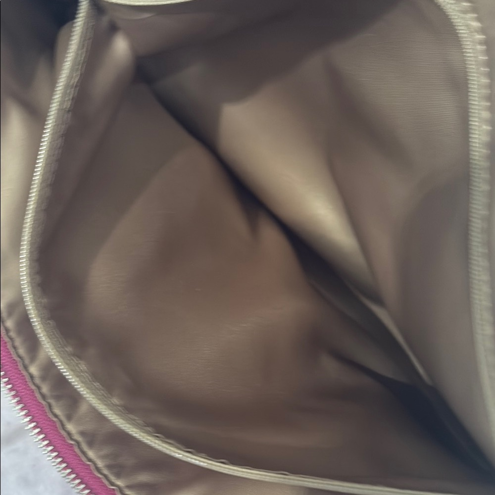 NWT Coach Daisy Magenta Leather Tote Bag with Structured Design Silver Hardware - Picture 7 of 8